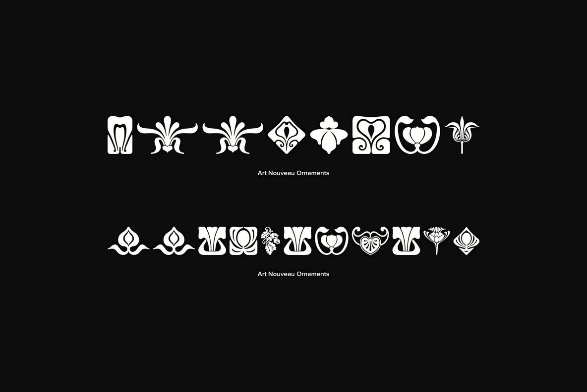Art Nouveau Ornaments 2