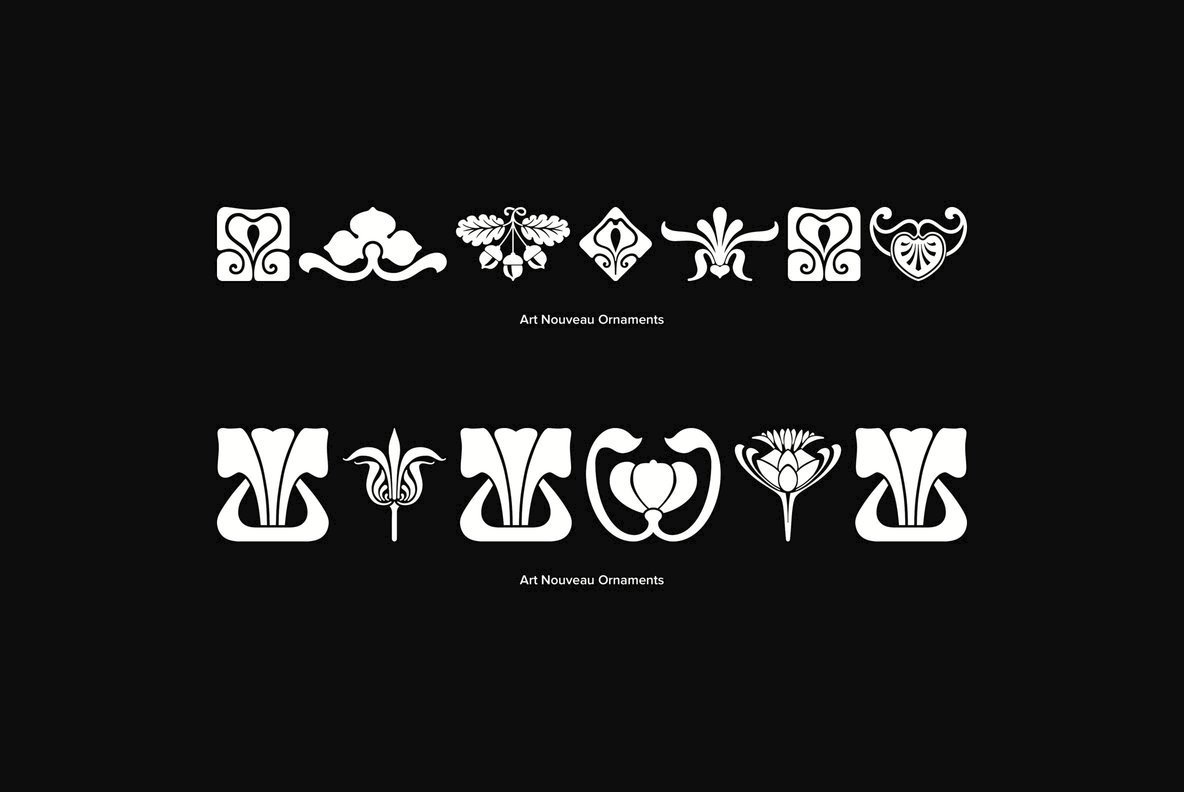 Art Nouveau Ornaments 3