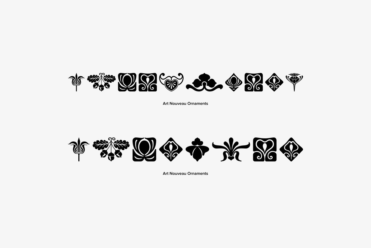 Art Nouveau Ornaments 4