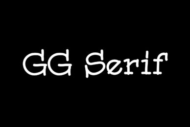 GG Serif