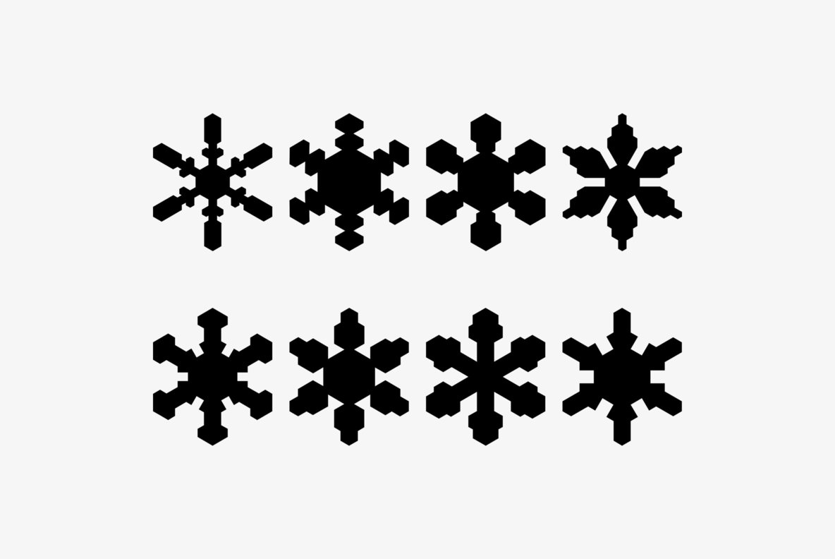 Snowflake Assortment 8