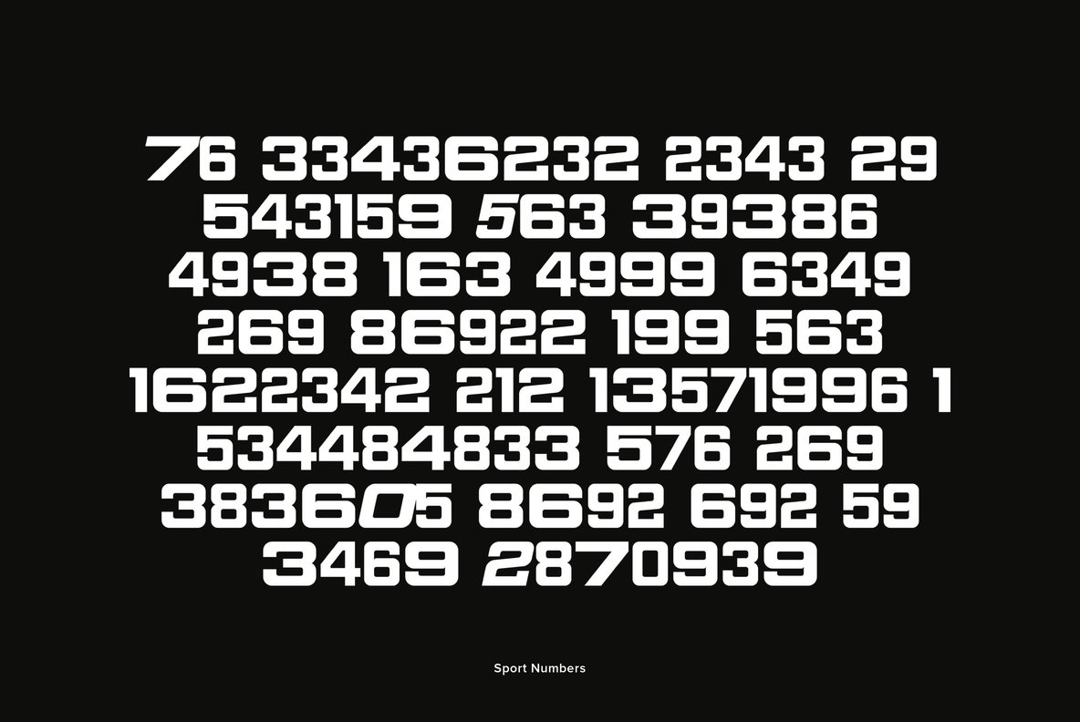 Sport Numbers Sport Numbers