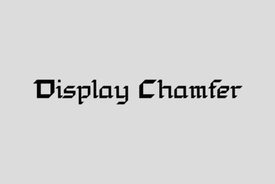 Display Chamfer