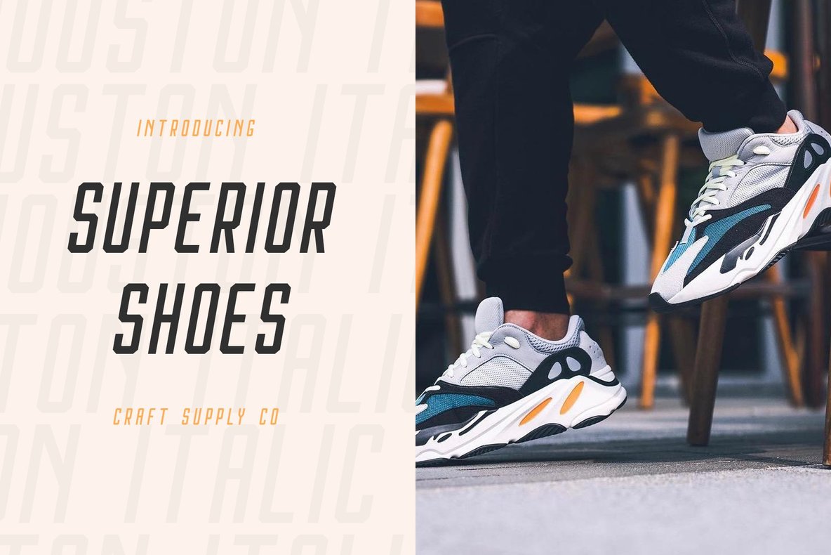 Houston Italic Font Family 6