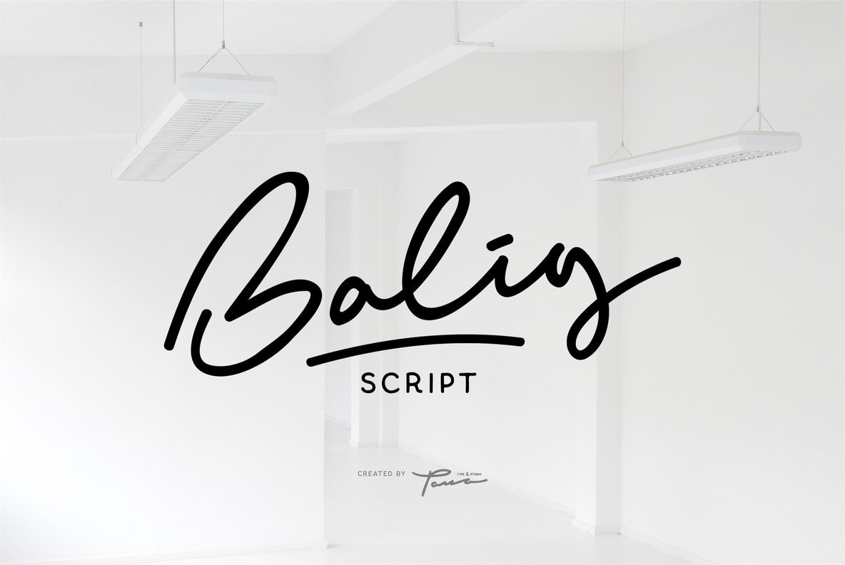 Balig Script Font