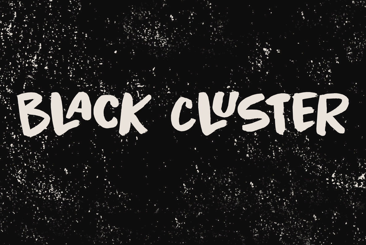 Black Cluster Font