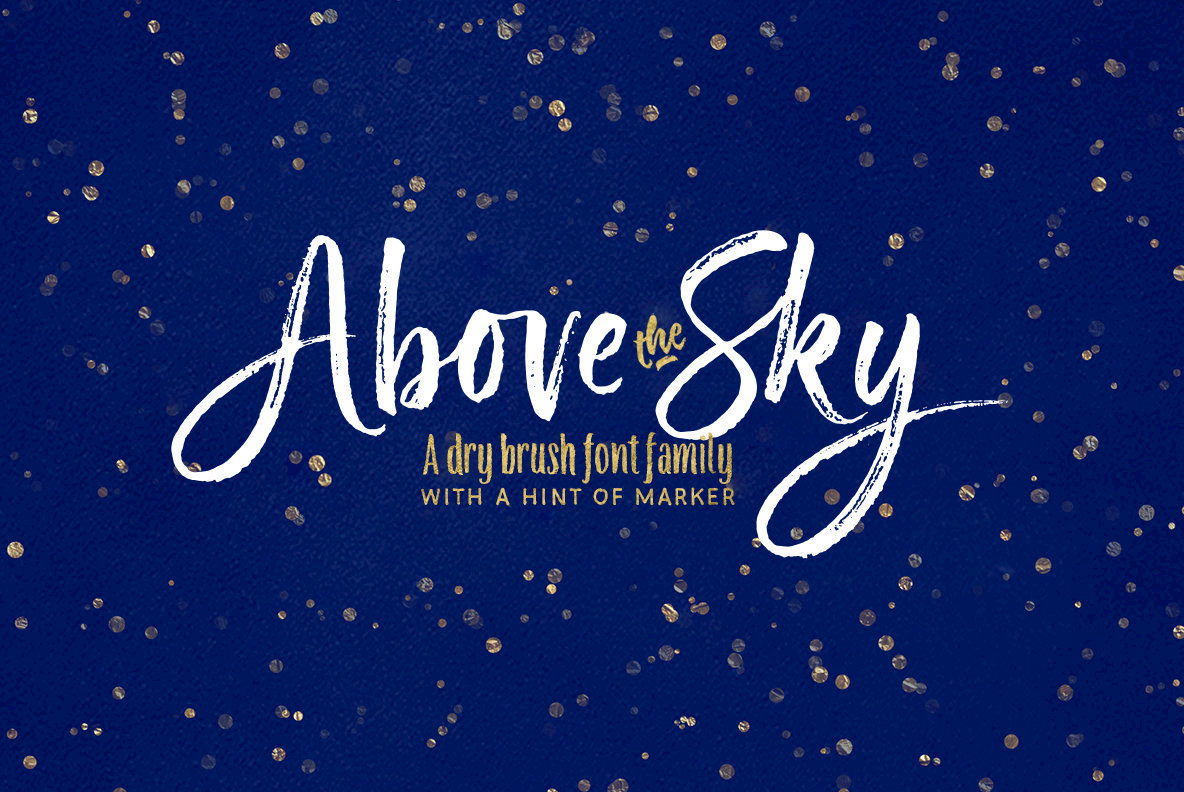 Above The Sky Font