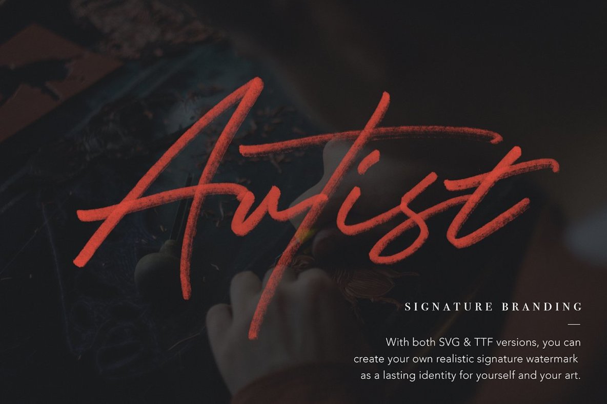 JV Signature SVG Font JV Signature SVG Font