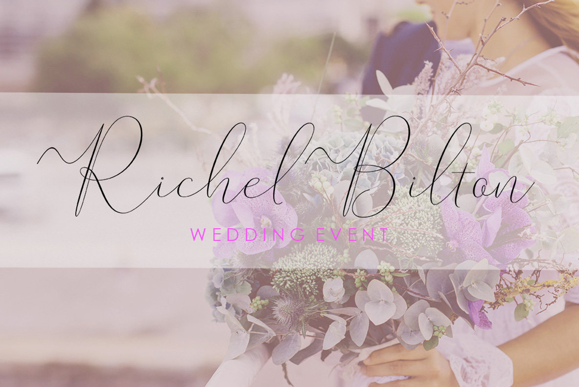 Rishella Signature Font 5