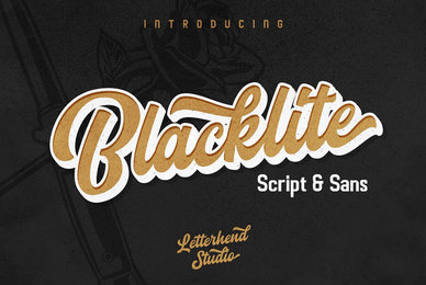 Blacklite Font Duo