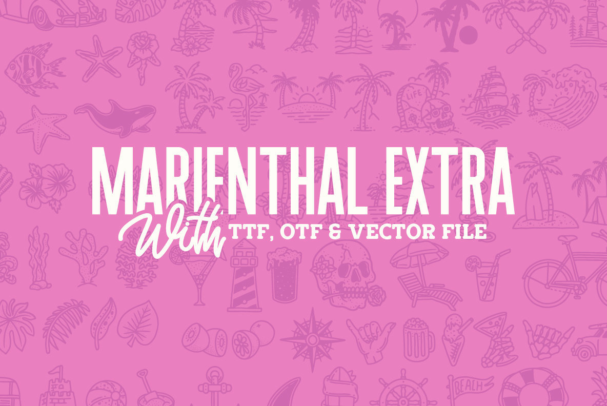 Marienthal Font Bundle 2