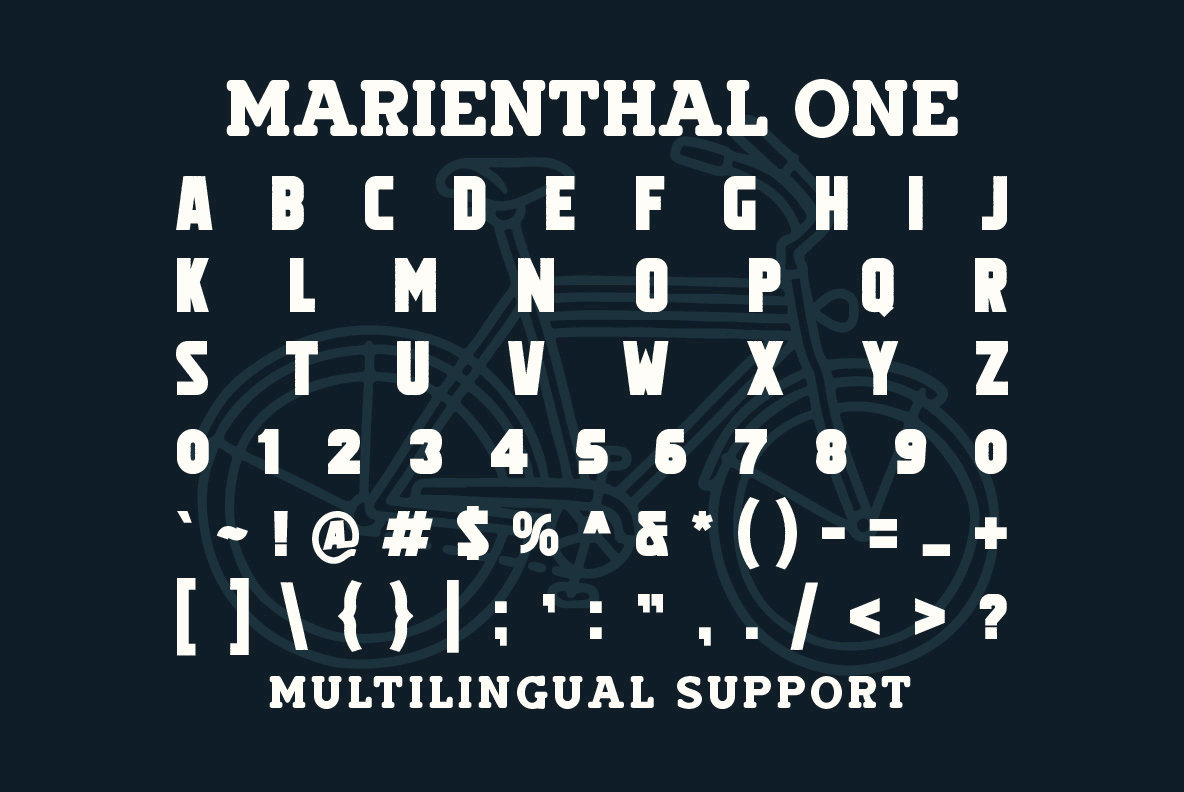 Marienthal Font Bundle 4