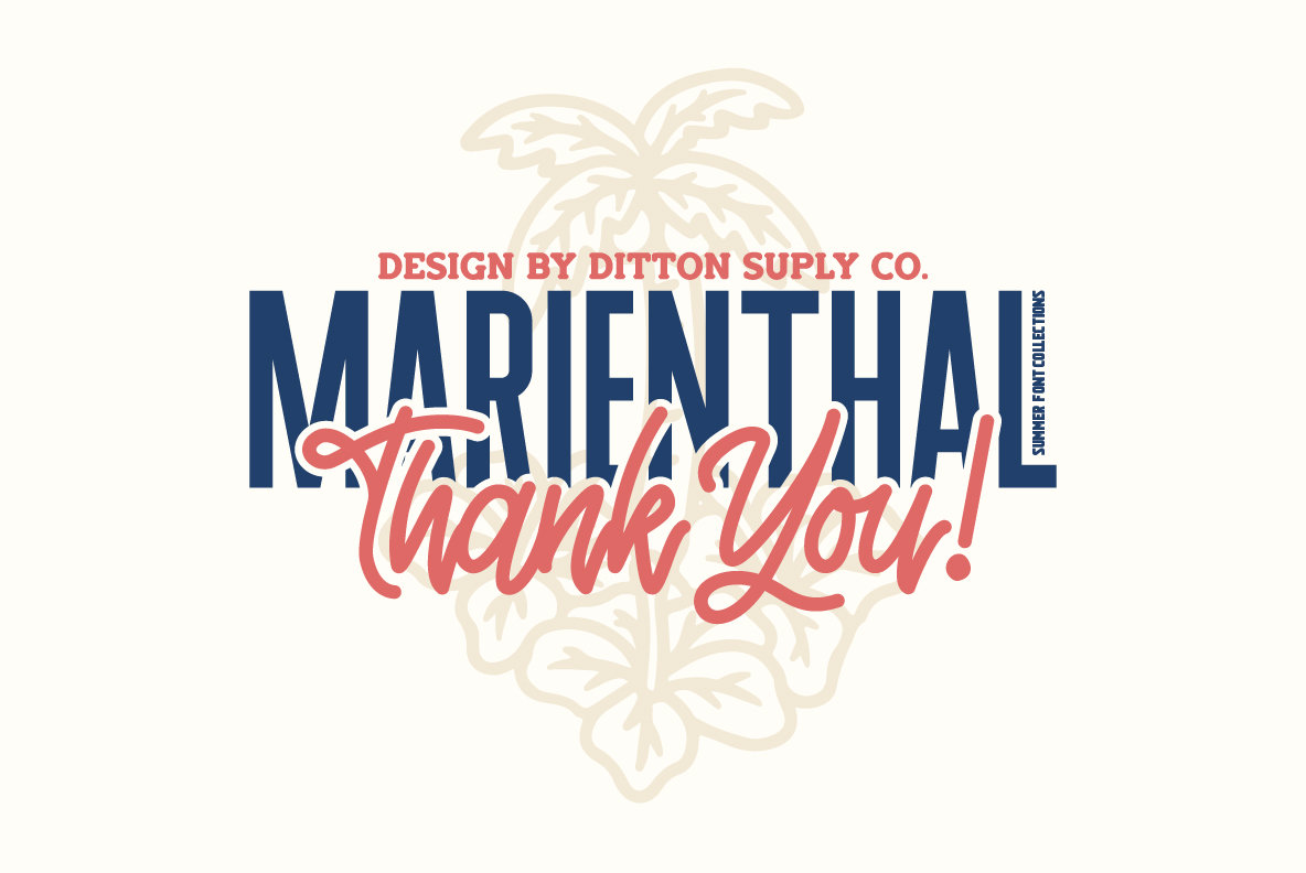 Marienthal Font Bundle 8