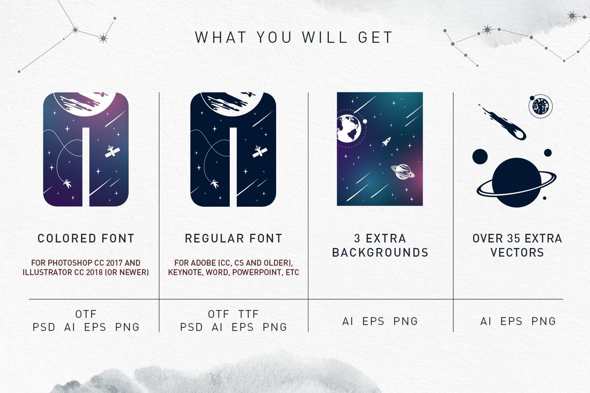 Lost In Space SVG Font Lost In Space SVG Font