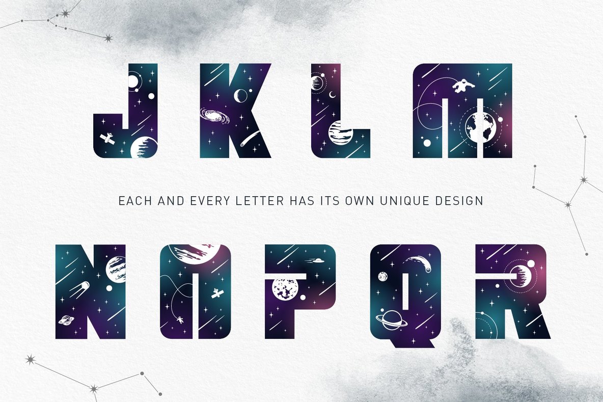 Lost In Space SVG Font Lost In Space SVG Font