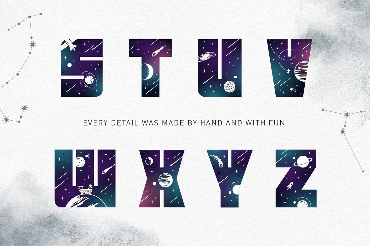 Lost In Space SVG Font Lost In Space SVG Font