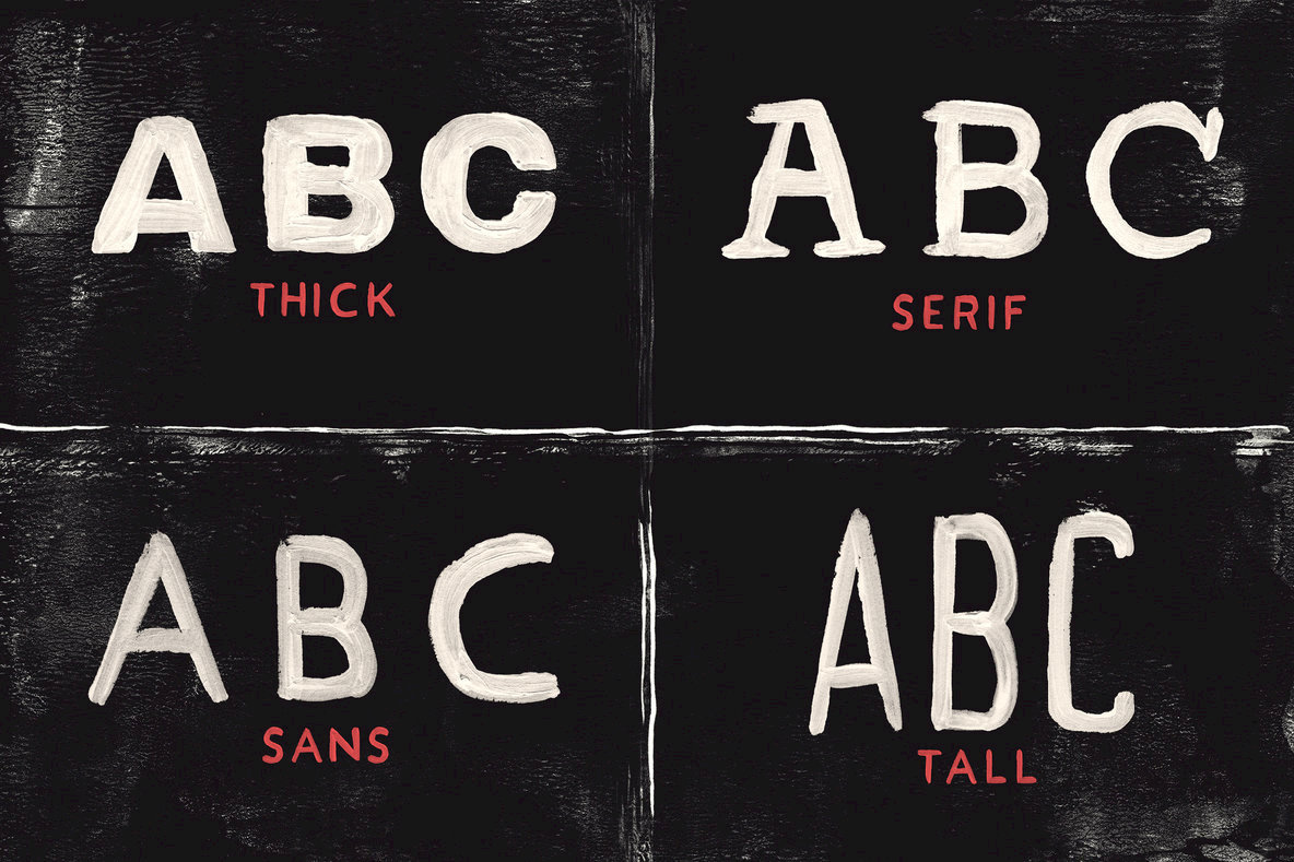 Acrylic Hand SVG Font Acrylic Hand SVG Font