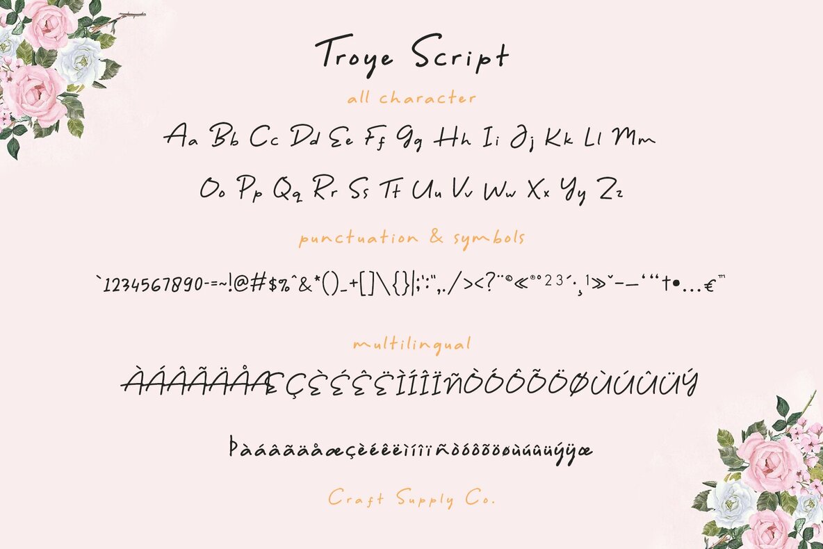 Troye Font Trio 14