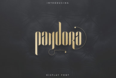 Pandora Display Font