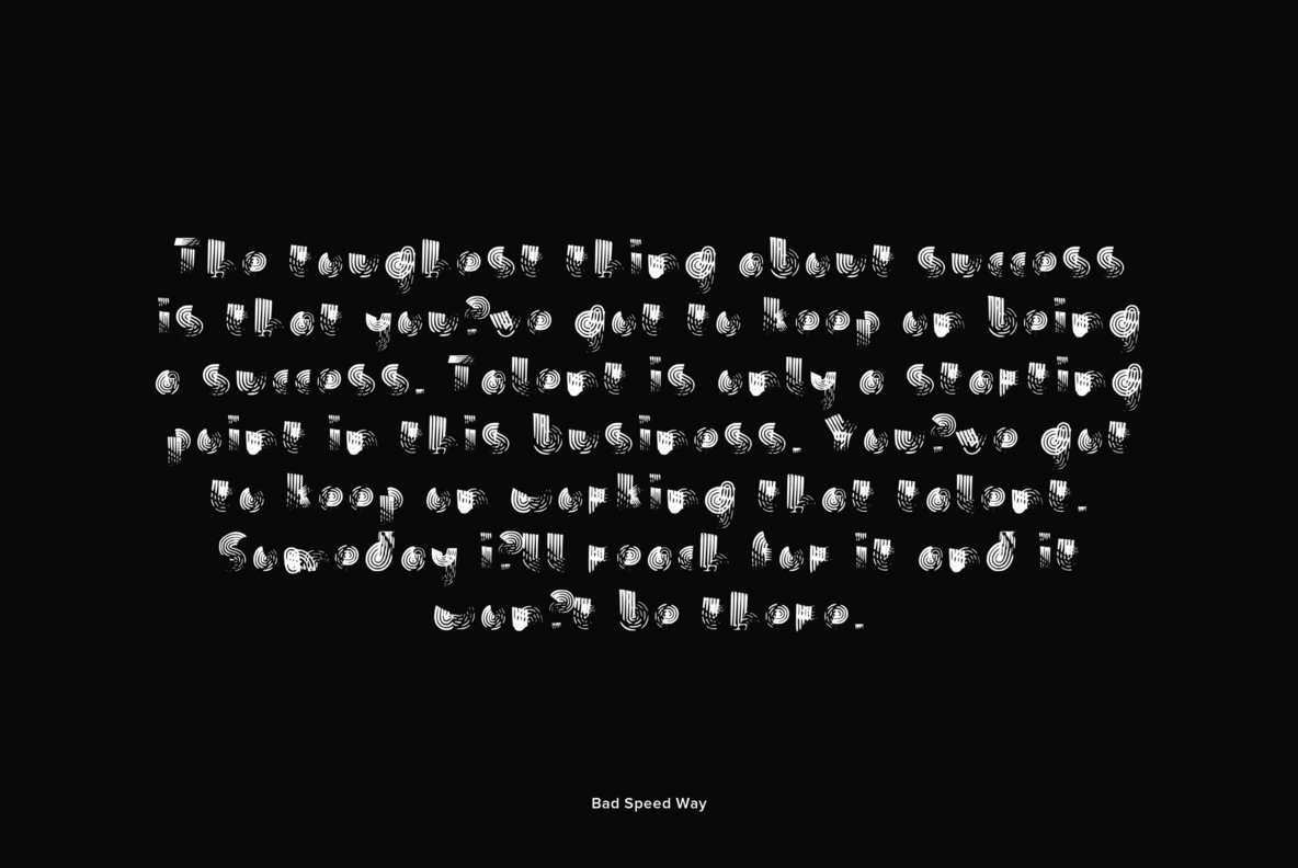 Bad Speed Way 6