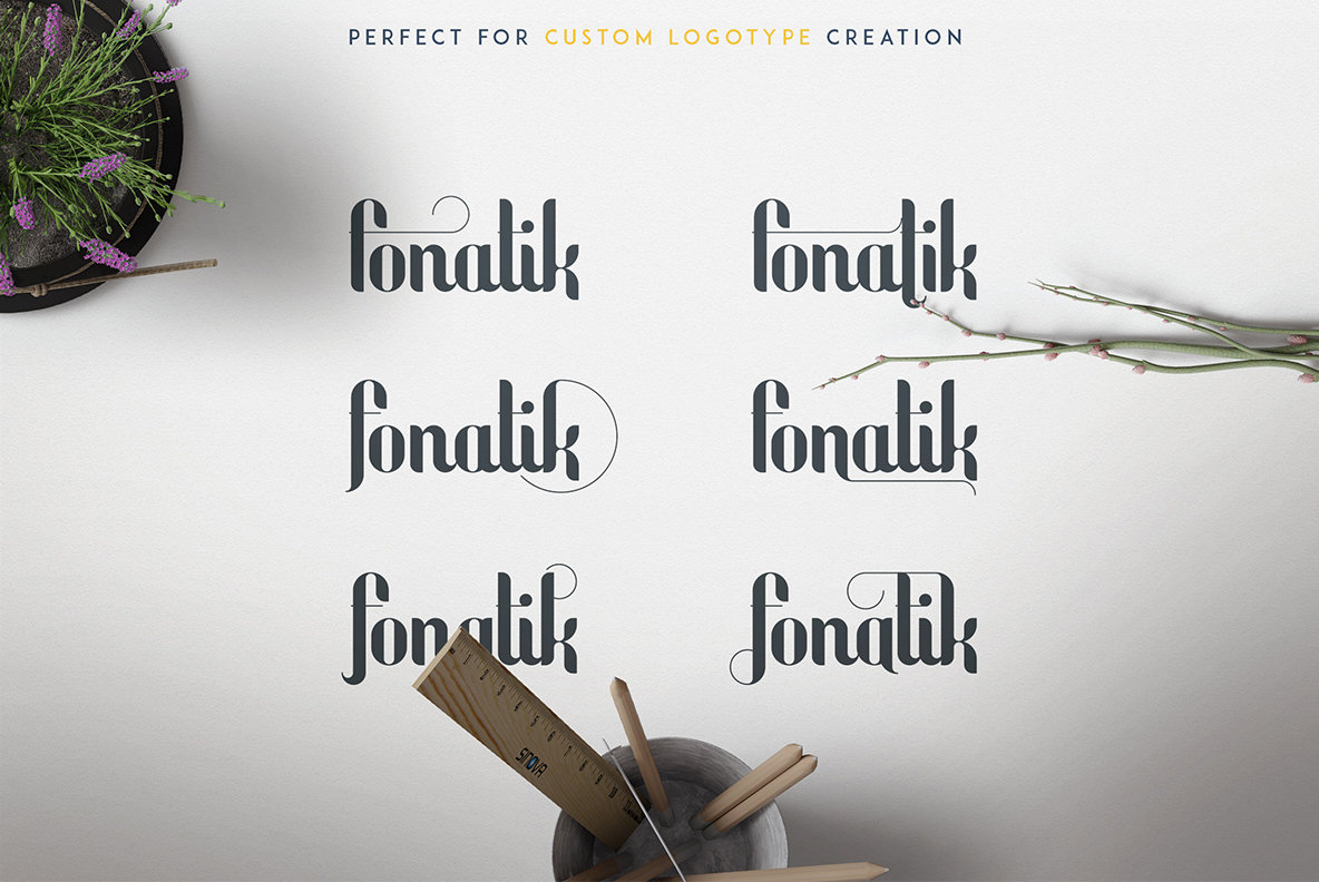Fonatik Display Font and Extras Fonatik Display Font and Extras