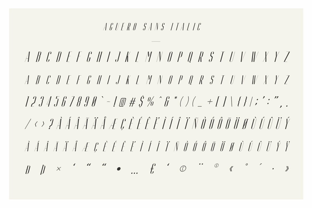 Aguero Sans Desktop Font T9924 Youworkforthem