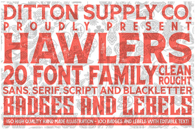 Hawlers Font Family