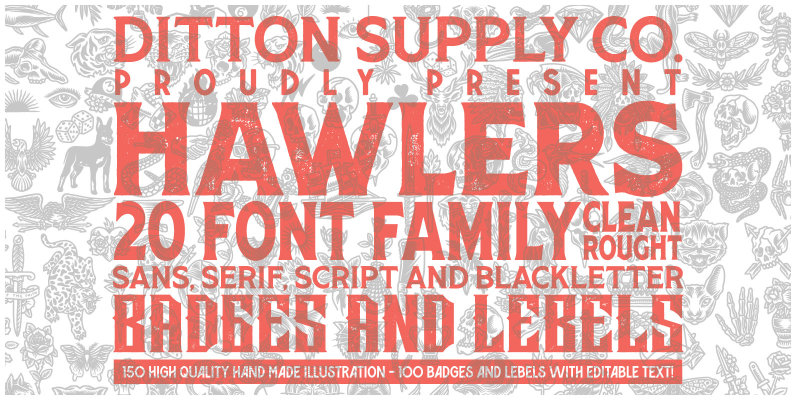 Hawlers Font Family