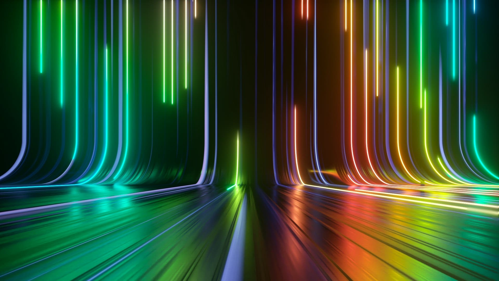 Abstract Neon Background With Vertical Lines (10430) Video - YouWorkForThem