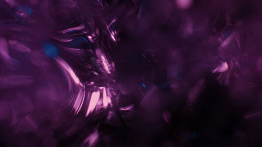Sculpted glass purple blue twink