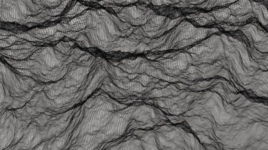 Wireframe Waves 07