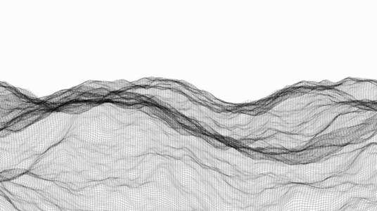 Wireframe Waves 08