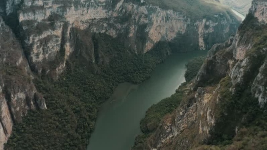 Sumidero Canyon Aerial 1