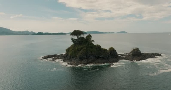 Islet In The Middle Of The Sea