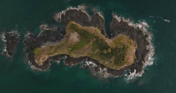 Small island off of the coast