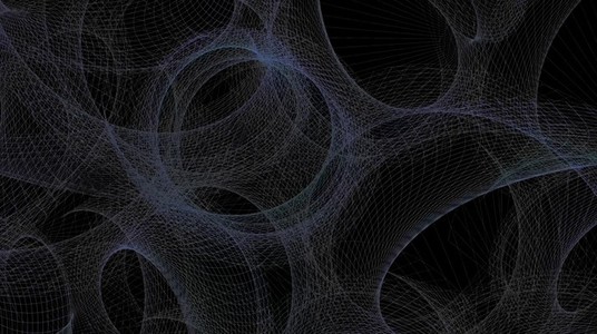 Abstract Organic Wireframe 07