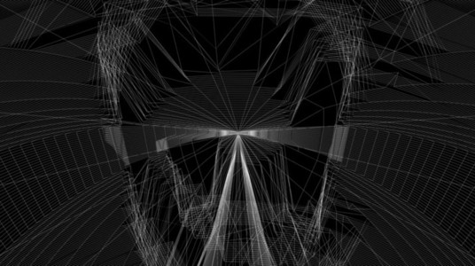 Abstract Organic Wireframe 11