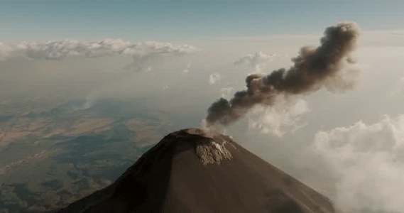 Fuego Volcano Aerials 7