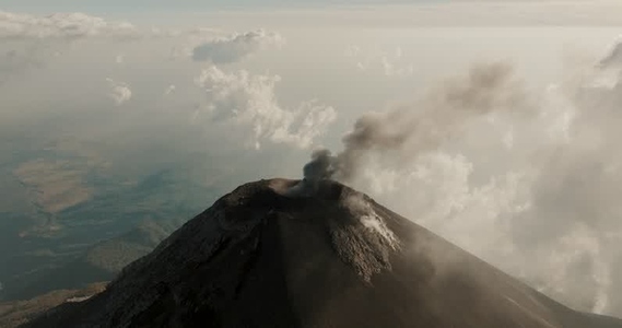 Fuego Volcano Aerials 5