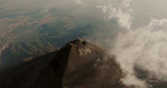 Fuego Volcano Aerials 9