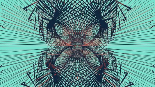 Abstract Linear Wireframe 16