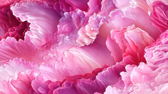 A close up view of vibrant pink and purple flower petals pattern