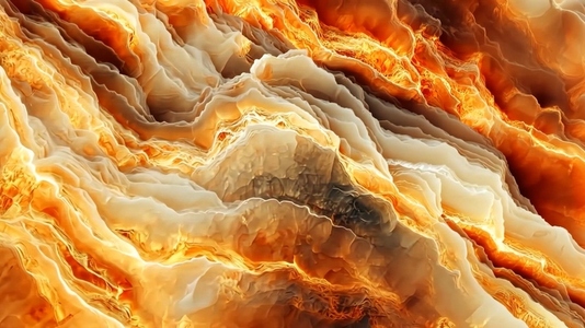 An abstract representation of swirling patterns in warm tones