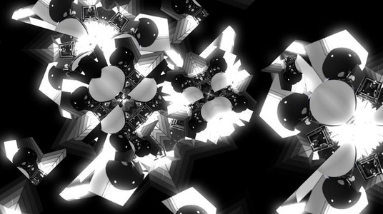 Black and White Kaleidoscope
