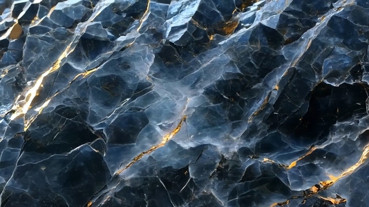 A close up view of a textured surface resembling cracked ice