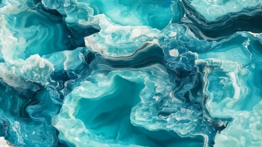 A close up view of beautiful turquoise agate stone