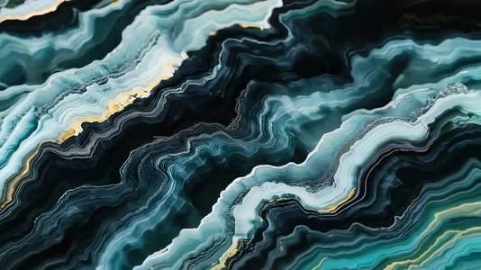 An abstract close up of layered agate stone swirling pattern