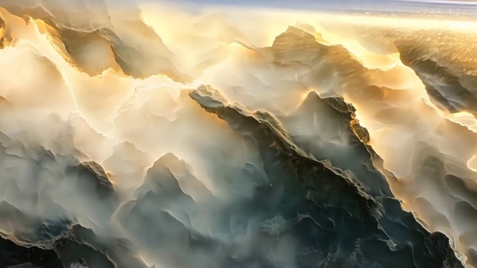 A close up view of a mineral formation