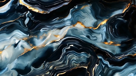 An abstract background featuring swirling patterns of dark blue