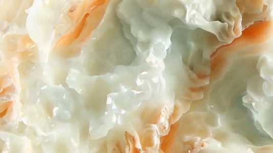 Close up view of a beautiful  translucent agate stone